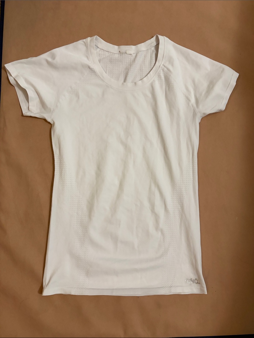 Ryka White Scoop Neck Short Sleeve Athletic Tee
